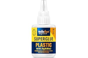 Super glue for plastic 25 g - waterproof, heat-resistant & with needle closure