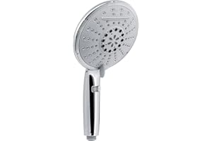 Gedy Chrome, G-Top 01, Prysznic Dysze, Głowa ABS z Wykończeniem, 5 Lata Gwarancji, Projekt R &D, Filtr Prysznic przeciwpiaskowy Zawarte, Unikalne