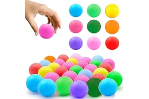 Zyluniy Balles de ping Pong, 30 Pieces Balle ping Pong Exterieur, 40mm Balles de Tennis de Table pour Enfants, Jeux de Fête, Jouets pour Chat, fête de la Famille