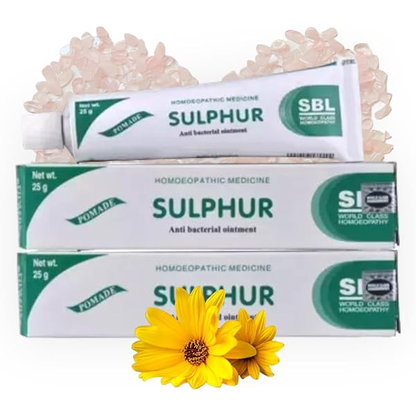 SBL Sulphur 10% Ointment Cream - Treats Acne, Blackheads, Scabies, Psoriasis & Eczema (25g) 3 thumbnail image