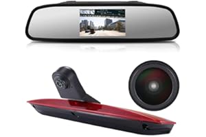 DYNAVSAL 【Super HD Rückfahrkamera Set】 4.3'' Rückspiegel Monitor + 1280 * 720P Super HD Rückfahrkamera für Mercedes Benz Vito W447 109 111 114 BLUETEC LWB Kasten CDI Van 2 two double door 3rd MPV from 2015