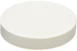 Camlab 1171059 Sorte 601 [1] Allzweck-Filterpapier, mittlere Filtergeschwindigkeit, 185 mm Durchmesser (Packung mit 100 Stück)