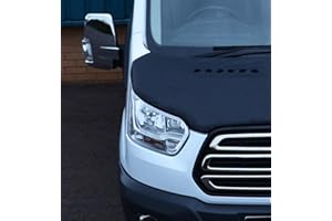 AUTOLINE ACCESSORIES Black Front Bonnet Bra/Protector To Fit Transit (2014+)