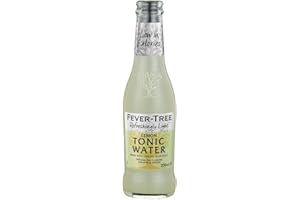 FEVER-TREE Fever Tree Refreshingly Light Sicilian Lemon Tonic Water Bottles (24 x 200ML)