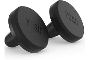 YOSH Samochodowy uchwyt na telefon komórkowy, magnetyczny do kratek wentylacyjnych, ultra kompaktowy uchwyt na telefon komórkowy z silnymi magnesami, uniwersalny uchwyt samochodowy do iPhone'a