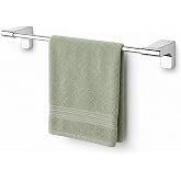 Alper Banyo F1 Model L&uuml;x Krom Paslanmaz Uzun Havlu Askısı, 40 cm, Montajlı Metal Uzun Havluluk, Parlak Krom Kaplama Banyo Aks