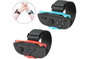 TOPCHANCES Armband for Nintendo Switch 2, kompatibel mit Just Dance 2025 2024 2023 2022 Switch Joy-con Controller, Verstellbarer Elastischer Armband für Zumba Burn It Up, Fitness Boxen (2 Stück)