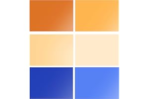 HENGMING Selens Folia filtrująca barwnego CTO CTB, niebieska, pomarańczowa, przezroczysta, korekcja kolorów, folia oświetleniowa do 800 W, czerwone światło, Flash Studio, fotografii, 6 sztuk