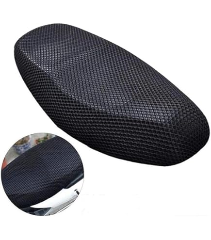 Coprisella Per Moto E Bici Elettrica In Pelle PU Impermeabile - Cuscino Morbido Antiscivolo, Taglia XL