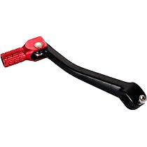 Levier De Vitesses Pliable CNC Alliage Aluminium - Gris/Rouge - Pour XR50 CRF50 Dirt Bike