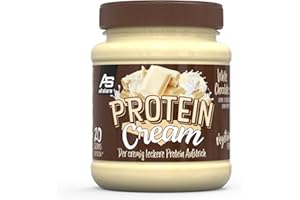 ALL STARS Protein Cream White Chocolate (330 g) – Der cremig leckere Protein Aufstrich ohne Zuckerzusatz & ohne Palmöl – 20% Whey Protein – High Protein Creme – Vegetarisch