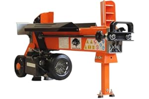 Forest Master Heavy Duty Coupe Fendeur de Bois hydraulique électrique 6 tonnes avec butée de Duoblade et RAM