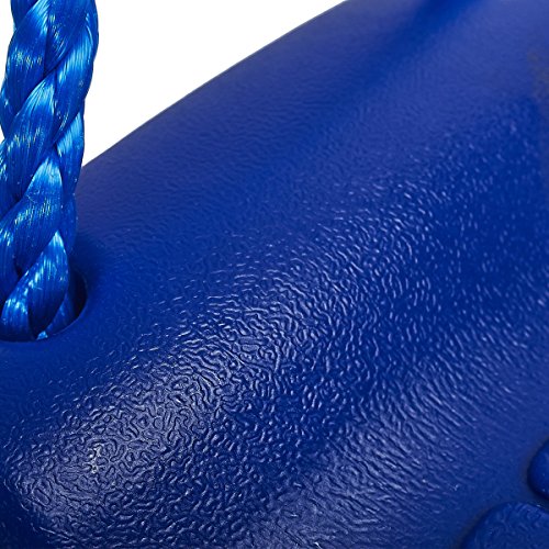LIVIVO Â® Childrenâ€™s Blue Adjustable Plastic Outdoor Garden Safety Rope Swing Seat