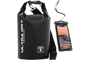 Ultra Dry Adventurer Premium Waterproof Bag, Sack with Phone Dry Bag and Long Adjustable Shoulder Strap Included, Perfect for Kayaking/Boating/Canoeing/Fishing/Rafting/Swimming/Camping/Snowboarding