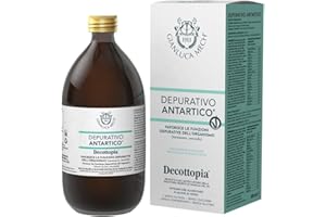Gianluca Mech | Decottopia Depurativo Antartico con Stevia, Integratori Alimentari Keto, Azione Detox, Vegan, 500 ml