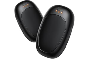 Jonwall Calentador de Manos Recargable 2 Piezas, Calienta Manos de Bolsillo Eléctrico USB Portátil Reutilizable, 3 Niveles de Calentadores de Manos para Camping Caza Golf Regalo Caliente