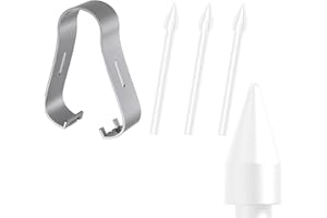 SUEEWE [3 PZS] Original Flet Suave Puntas de Repuesto para Samsung S Pen Galaxy Tab S6 Lite/S10 Lite/S10 FE/S10 FE+ Plus/S10 Ultra/S10+ Plus/S9 + FE FE+ Plus Ultra/S8/S7 FE, Blanco