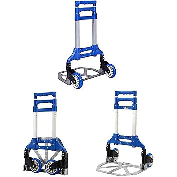 ToolMaster Folding Sack Truck 159kg Capacity Hand Cart Fold