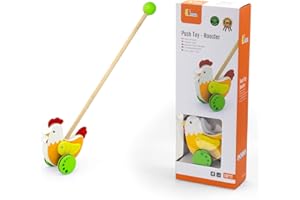 Viga Toys - 50964 - Push Toy - Rooster