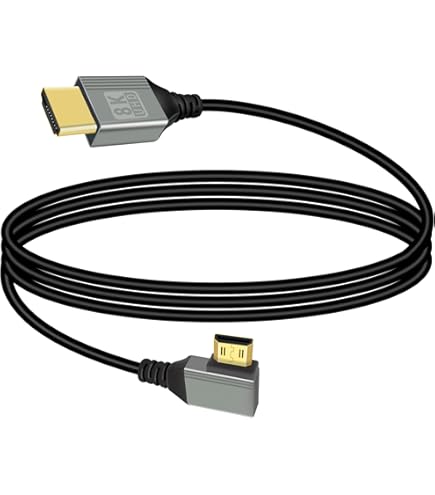 Chenyang HD-162-LE Left Angled 90 Degree Connector HDMI 1.4 With Ethernet3D Type A Male To A Female Extension Cable 0.5m - View #5