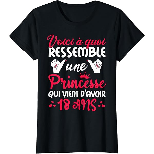 T-shirt Humour 18 Ans Fille - "Enfin 18 Je Sais Tout Je Peux Tout Faire Euh Maman" - 7