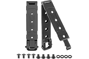 AABDTYYD 2er Pack MOLLE Befestigungsclip, Hochfester Nylon Ausrüstungs-Clip mit Zubehör für Westen, Rucksäcke, Taktische Ausrüstung