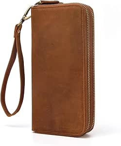 Pochette Carte Portefeuille Homme Mini En Cuir PU Souple - Noir, Compact, Pour Cartes Et Billets, Par TRISJEM Bracelet Homme Cuir
