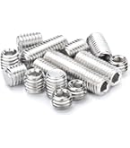 20 Perni Filettati M6 X 70mm - Acciaio Inox A2 - Testa Esagonale DIN 913 - Foto 7