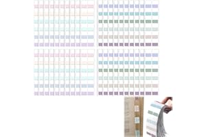 EnixwH 480 Piezas Pestañas de índice Adhesivas, Marcadores Adhesivos, Indices Adhesivos Sticky Tabs Escribible Notas Adhesivas, Marcadores de Pestañas Adhesivos para Oficina, Escuela, Libro, Carpeta