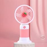 Coverzone El Tipi Mini Fan, 250mAh Batarya, USB Şarj Edilebilir, Doğal R&uuml;zgar &Ouml;zelliği, Taşınabilir ve Kompakt Tasarım, Seyah