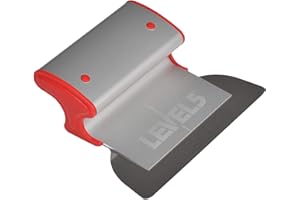 LEVEL5 17,8 cm Schaumklinge | Präzisions-0,3 mm deutscher Edelstahlklingeneinsatz (austauschbar), ergonomisches Aluminium-Klingenprofil | 4-907