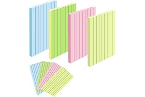 MEZERE Flash Cards Revision Index Cards A6,400PCS Revision Cards Flashcards Assorted 4 Colours Record Cards Lined Study Cards for Office School Learning(105mm×148mm)