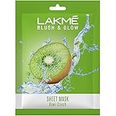 Lakme Blush & Glow Kiwi Sheet Mask, 25 ml