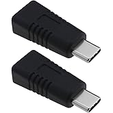 eMagTech 2 STÜCKE Typ-C Stecker auf Mini USB Buchse Adapter Unterstützung Ladenadapter Datensynchronisationsstecker Konverter