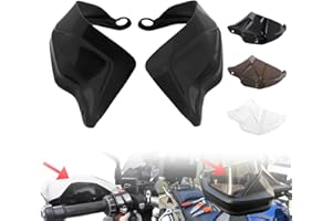 ‎BIUGERCN BIUGERCN Motorrad Handschutz Windschutzscheibe Lenker Winddicht Handschutz Kunststoff für F800GS R1200GS R1250GS S1000XR G310GS G310R Adventure Schwarz