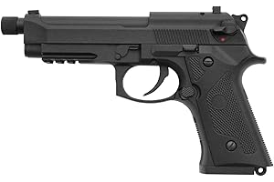 Cyma cm.132 'Gen.3' AEP Airsoft Mosfet Version, elektrische Softair Pistole Set inklusive BB's, Speedloader, LiPo Akku & USB Ladegerät -schwarz- < 0,5 Joule