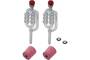 Almost Off Grid Lot de 2 bouchons d'air en caoutchouc percés et œillets pour demi-johns et seaux en verre pour la fabrication de vin, bière, cidre et hydromel