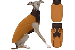 KONVINIT Jersey Perro Grande, Ropa Perro Grande Suéter de Cuello Alto Sin Mangas para Mascotas, Ropa Cálida de Invierno con Tejido Elástico y Suave