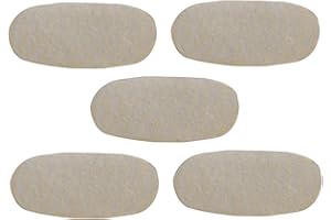 BQLZR Violin Viola Cello Leather Pad Violin Viola Cello Code E String Bridge Parchment Pads Pack of 5，Size: 1/4