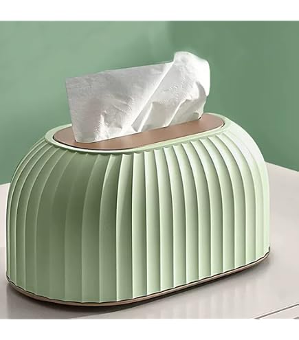5five Tissue-Box – Moderne Taschentuchbox, Farbe Weiß, Schlichtes Design