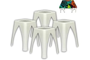 ELACE Lot de 4 pieds pour toile peinture acrylique Ht grand modèle 8 cm - 3 inches liquide fluide, acrylique pouring ou coulée