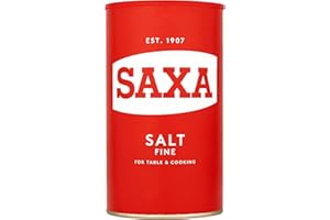 Saxa Fine Salt For Table & Cooking, 750 g Drum (Pack of 1)