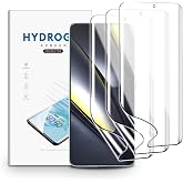 nvskvd Hydrogel Films for Xiaomi Poco F6/Poco F6 Pro, 3 Pieces TPU Screen Protectors Transparent Film Flexible Soft (Not Temp