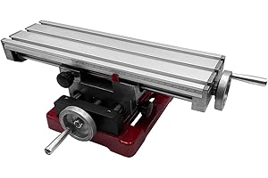 PAULIMOT Kreuztisch aus Aluminium 350 x 100 mm mit Rundsäulenführung