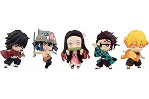 Chibi Masters Bandai Figura de Akaza Demon Slayer | Figura de Anime Akaza de 8 cm del Anime y Manga Demon Slayer | Figuras coleccionables de Anime para Hacer Grandes Regalos de Anime | Colecciona