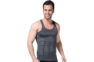 YCUEUST Hombre Camiseta Tirantes Faja Reductora Chaleco Ropa Interior