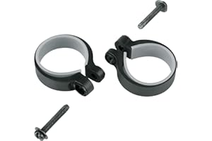 SKS GERMANY SKS Streben-befestigungs-Schellen Jeu DE Colliers HAUBANES 40-43 mm (VIS Inclus) Unisex-Adult, Noir, Taille Unique