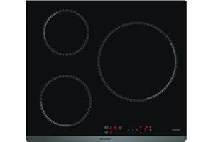 Brandt - BPI6315B - Plaque Induction - Table de Cuisson Encastrable - Noir - 3 Foyers - 7200W - Dimensions Encastrement : 56x49cm - Grand Foyer 28 cm et 10 Positions sécurités - Fabriqué en France