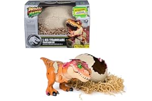 Primal Hatch Jurassic World, Dinosauro Interattivo con Uovo, Fai Schiudere e Addestra il Tuo Cucciolo di Dinosauro con Oltre 100 Suoni e Reazioni, Giocattolo per Bambini e Bambine, 5+ Anni