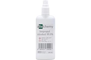 ABALCHEMY Isopropyl Alcohol 99.9 % (IPA) Spray , Lab‑Grade Pure Solvent & Electronics Cleaner (100 mL)